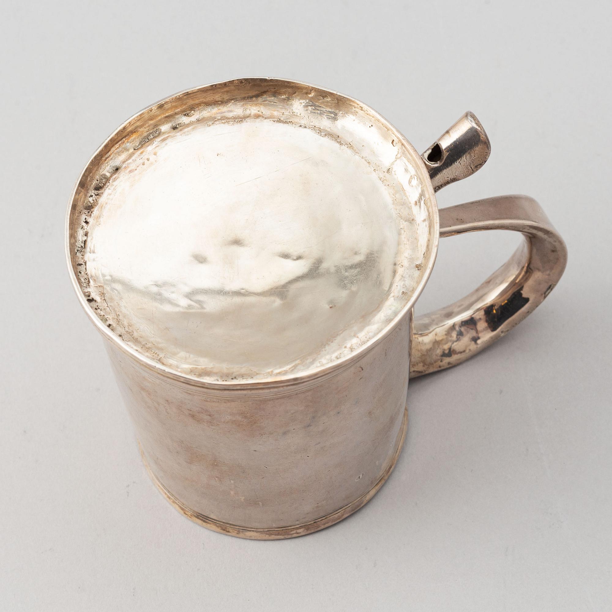 Joseph Clare I, stop, silver London 1719.