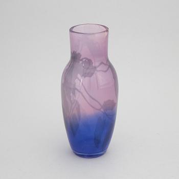 Simon Gate, Knut Bergqvist & Heinrich Wollman, a 'graal' glass vase, Orrefors, Sweden 1917, no 390.