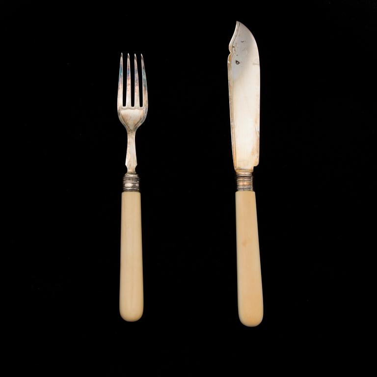 FISKBESTICK, 12+12 st, silver, England, Sheffield 1894.