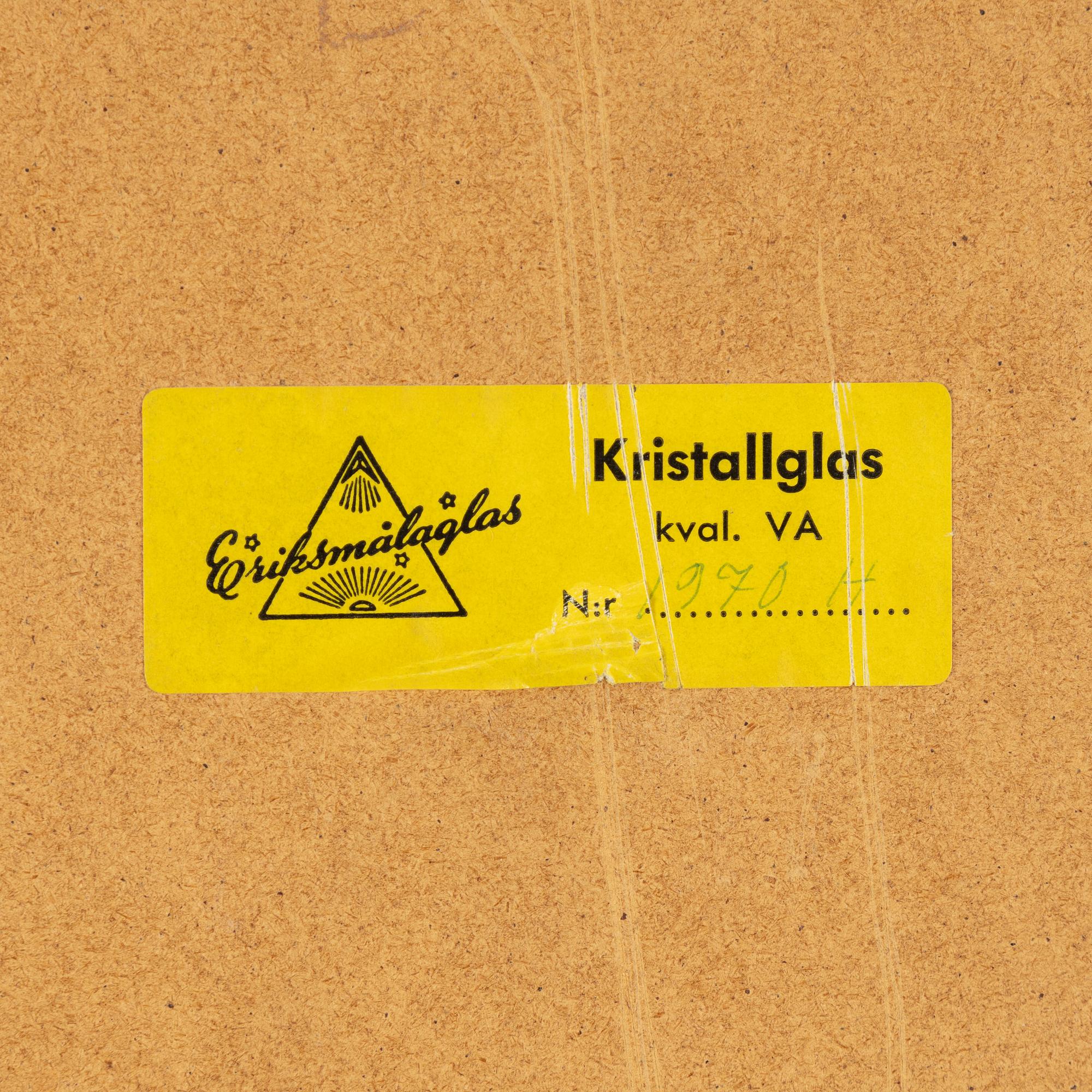 Erik Höglund, spegel, Eriksmålaglas, Eriksmåla, 1960/70-tal.
