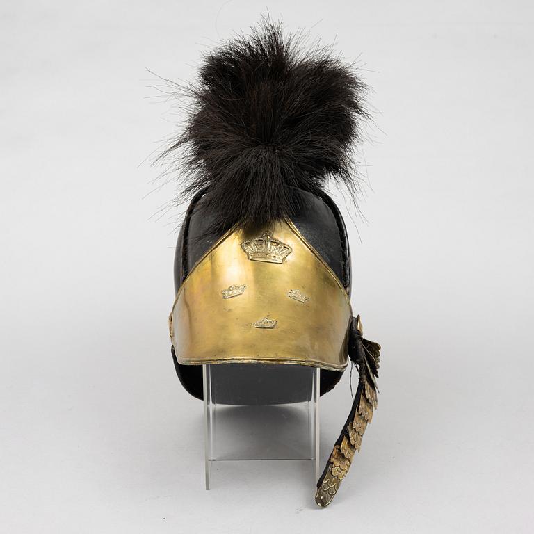 A Swedish helmet for the Dragoons of Scania.