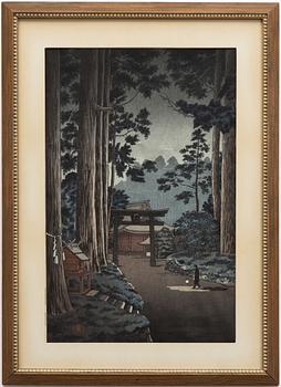 Tsuchiya Koitsu, "Mountain Temple" (Futara-san, Nikko), 1950-60-tal.