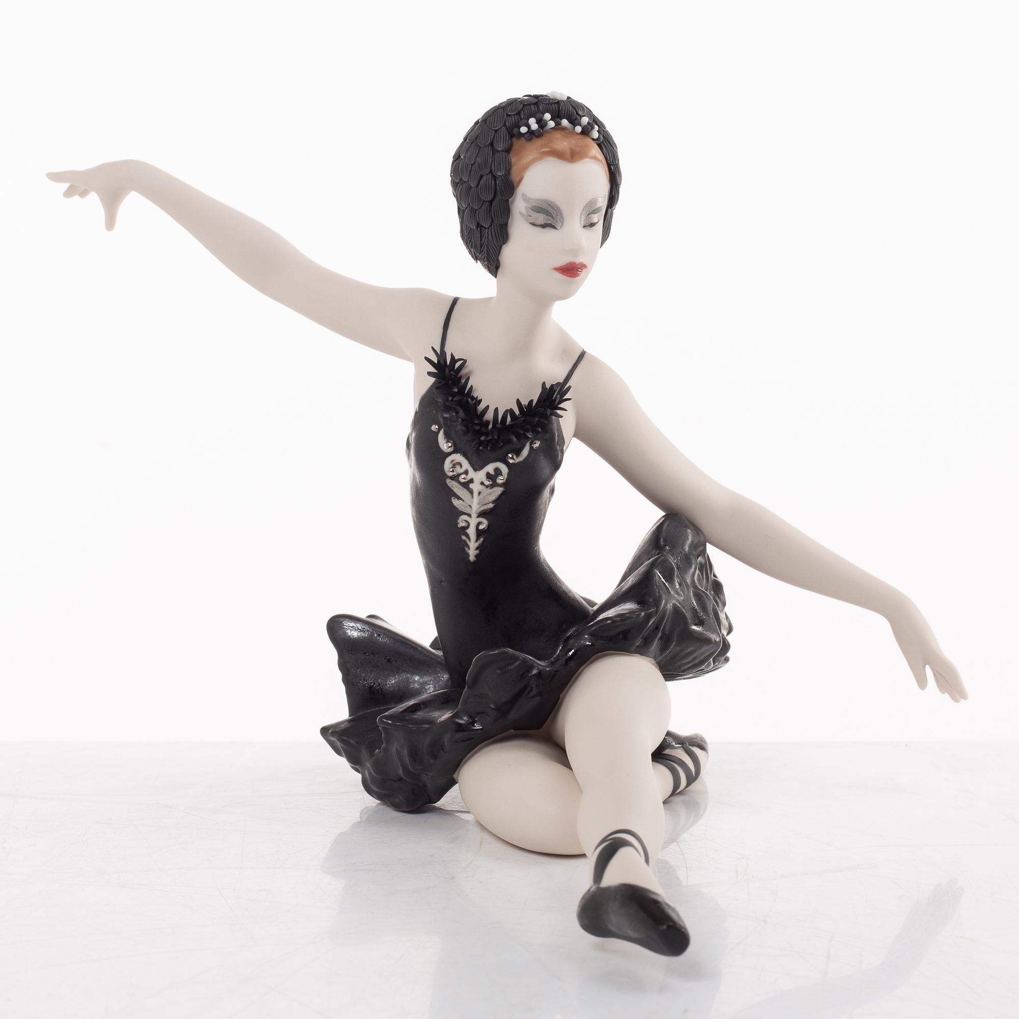 Lladró, figurines, 2 pcs, José Puché, "Dreams of Ballerina" and José Luís Alvarez, "Mysterious Ballerina", Spain.