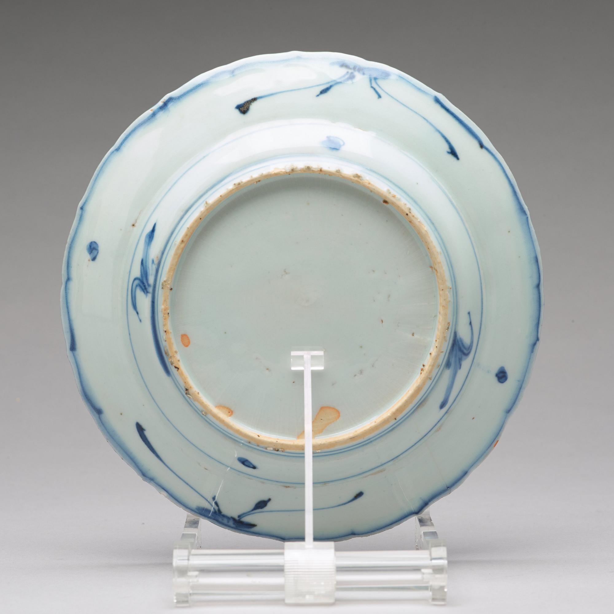 FAT, tre stycken, porslin. Mingdynastin, Wanli (1572-1620).