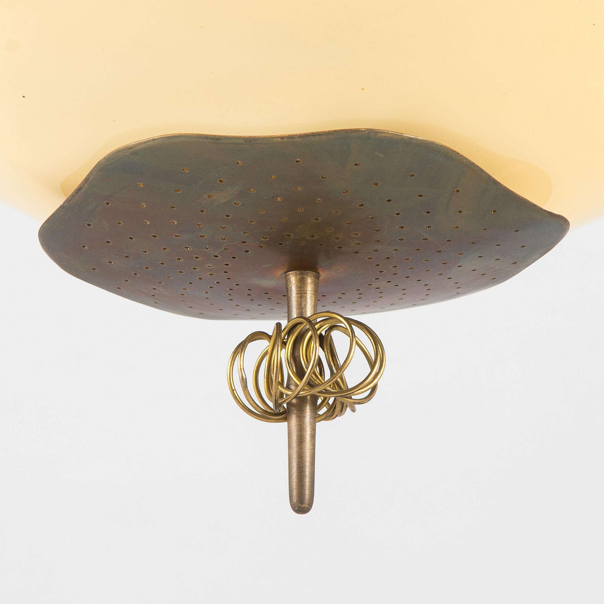 Paavo Tynell, Ceiling lamp for Taito. Made to order 1950.