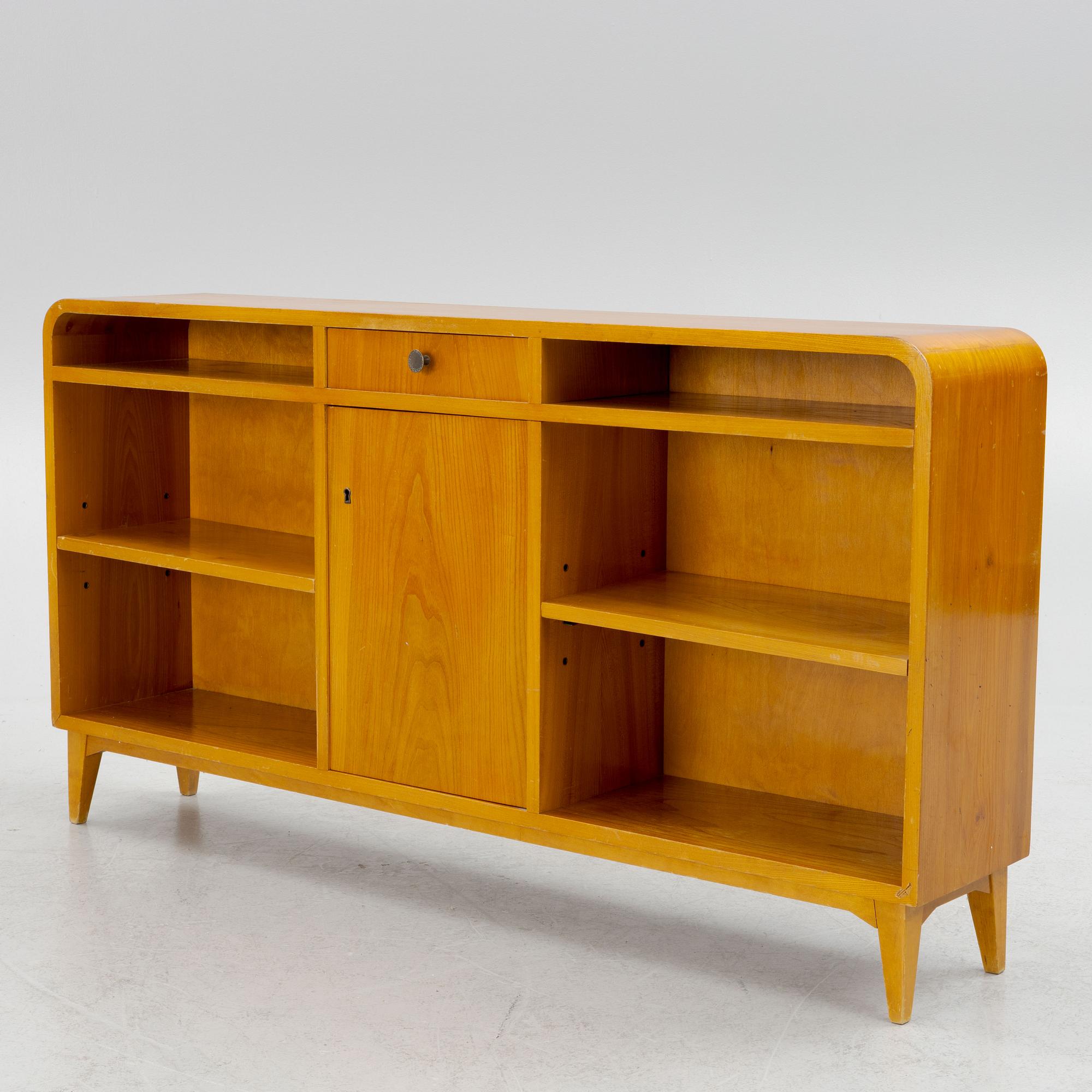 Bookcase, 1940s.