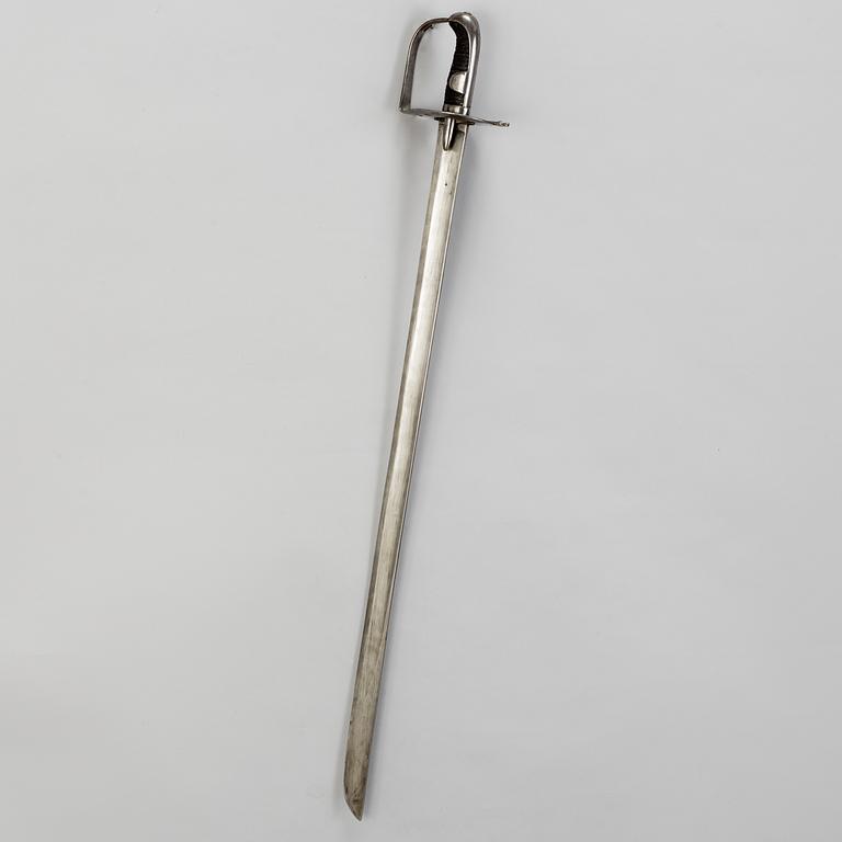 A 1780's British/Swedish 1808 pattern cavalry saber marked Osborne.