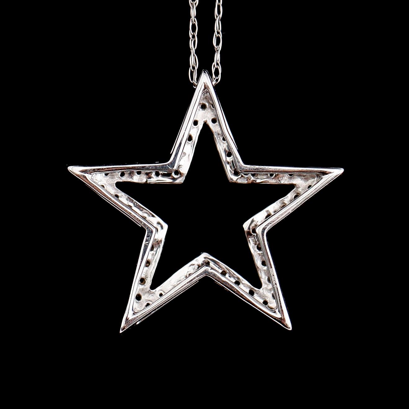 HÄNGE MED KEDJA, 10 k vitguld, briljantslipade diamanter  tot 0.25 ct.