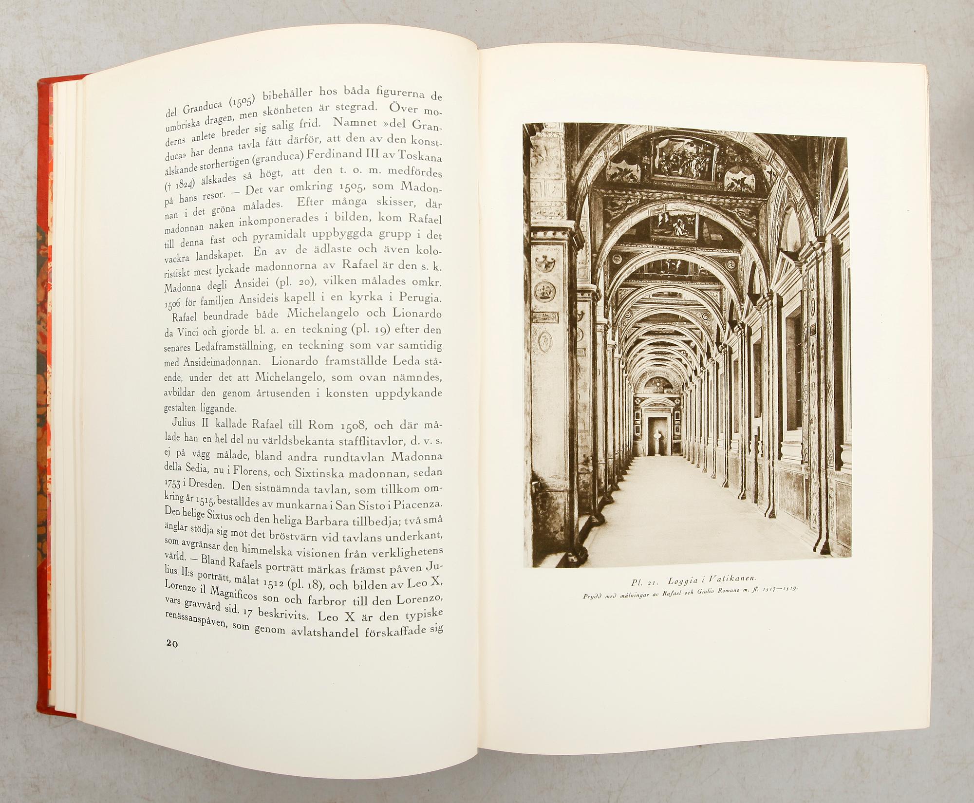 KONSTBÖCKER; 6 volymer.