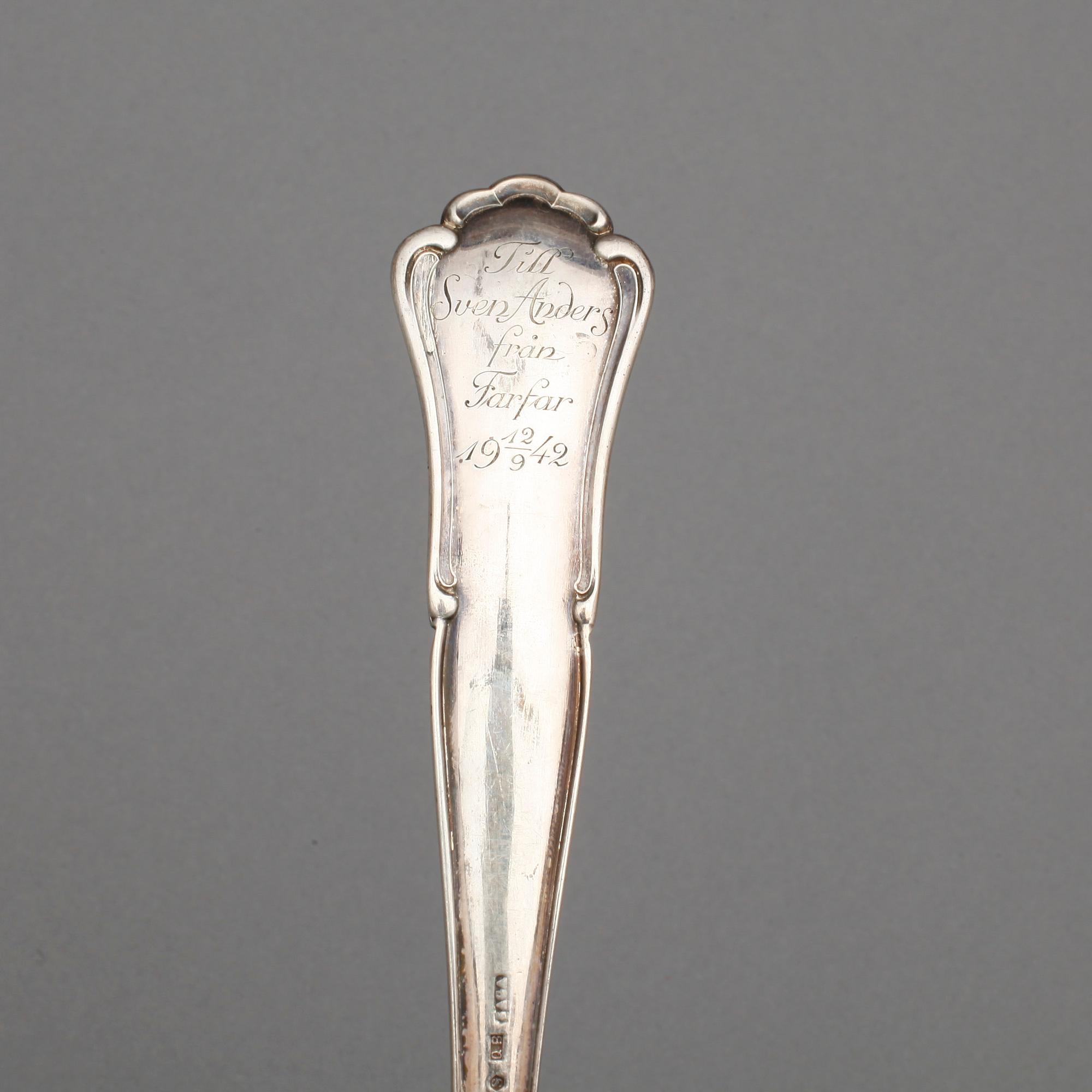 BESTICKSERVIS, 66 delar, silver, modell "Saga". Totalvikt, inklusive knivar, ca 2600 g.