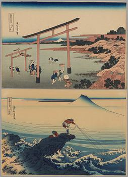Katsushika Hokusai, after, from the series 'Thirty-six Views of Mount Fuji', 20th century.