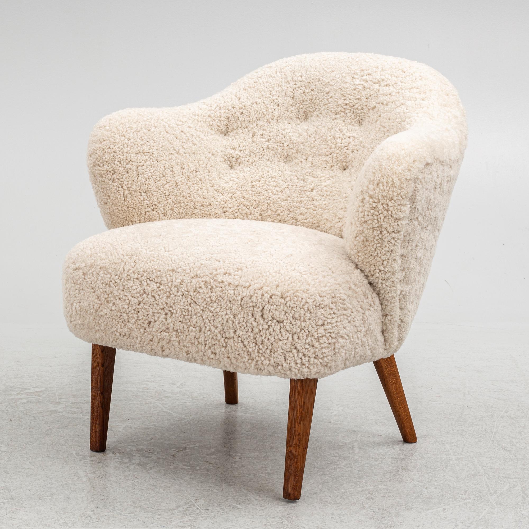 Flemming Lassen, lounge chair, mid 20th century.