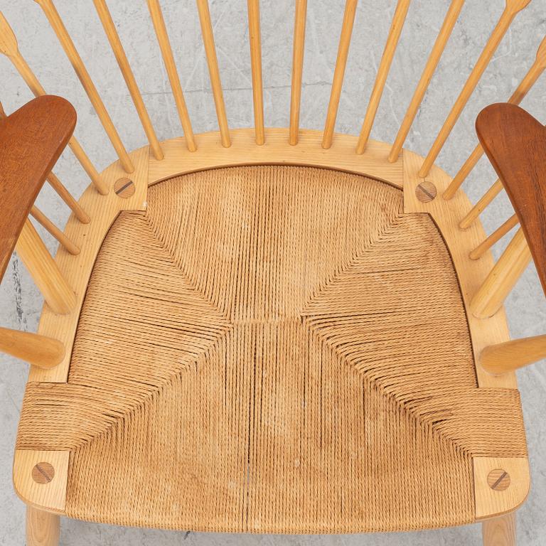 Hans J. Wegner, armchair, "Peacock chair", Johannes Hansen, Copenhagen, Denmark.