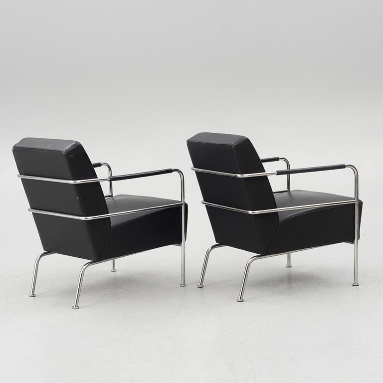 Gunilla Allard, a pair of 'Cinema' armchairs, Lammhults, Sweden.