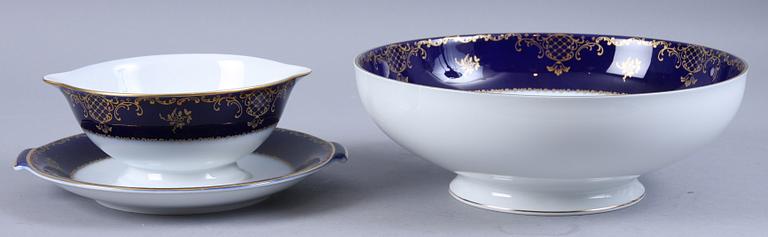 MATSERVIS, 54 delar, porslin, Rosenthal, 1900-talets mitt.