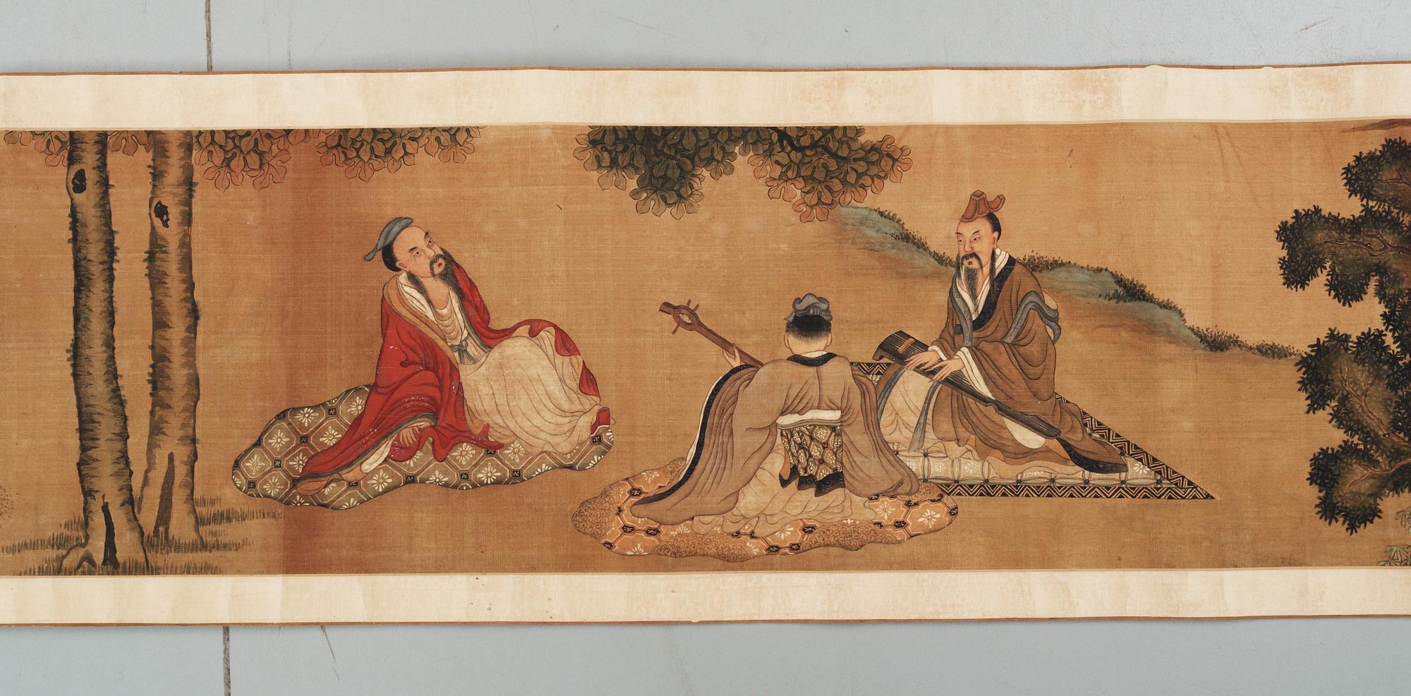 RULLMÅLNING, Kina, 1800/1900-tal.