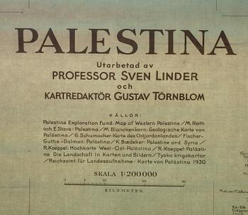 SKOLKARTOR, 2 st. Palestina resp Bibelns länder.