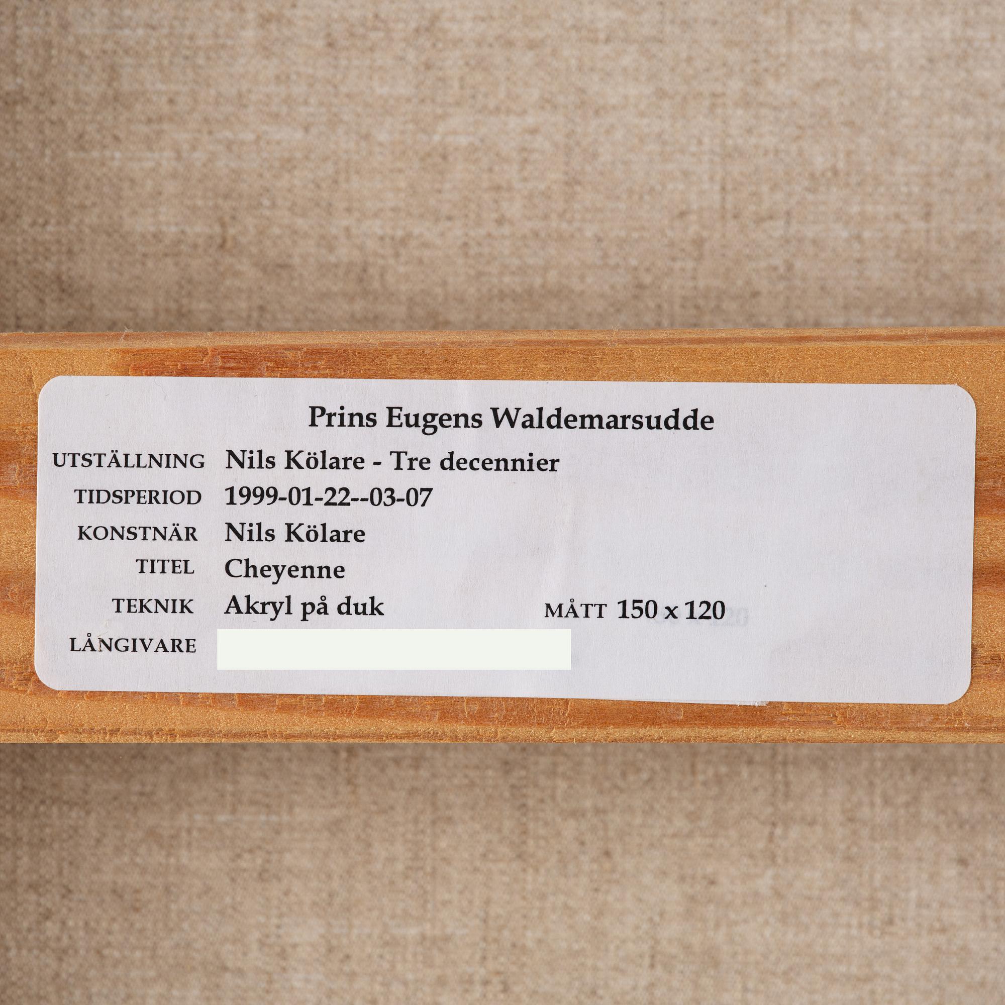 Nils Kölare, "Cheyenne".