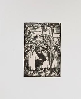 PARTI GRAFIK, ca 30 delar. Bla Einar Jolin, Sven X:et Erixon och Nils Wedel.