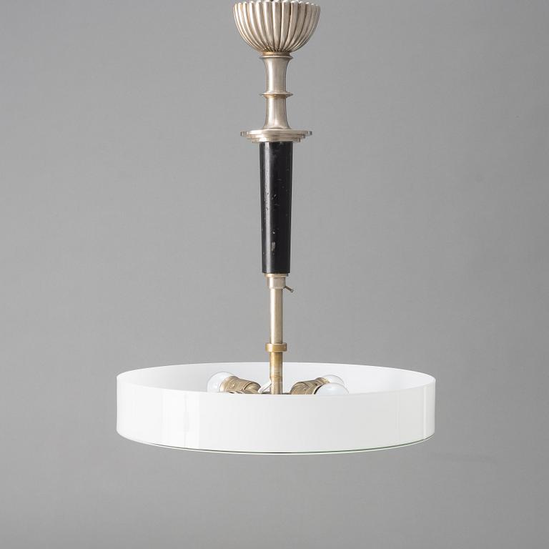 A Swedish Grace ceiling lamp, 1920's/30's.