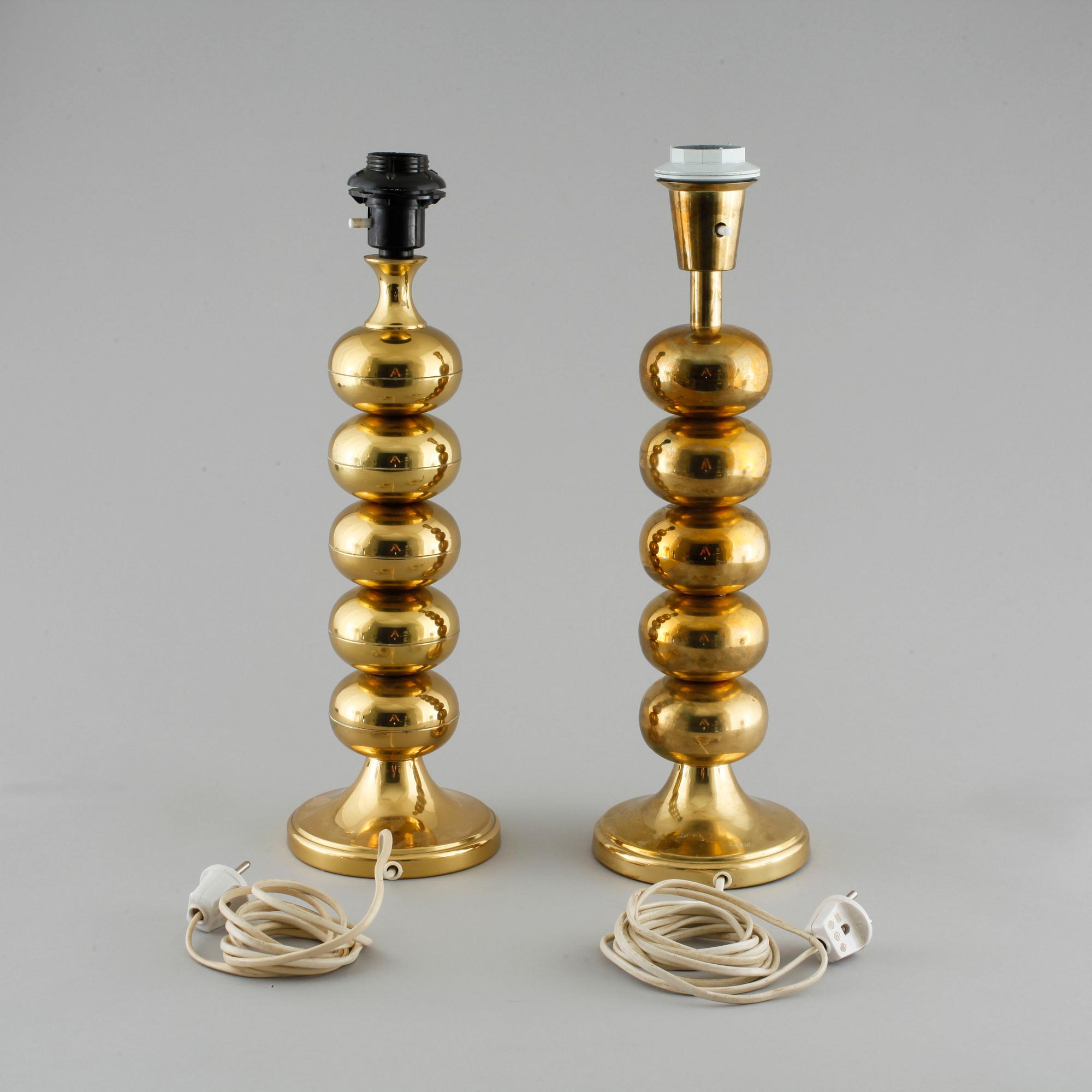 Two table lamps by Aneta and Enco, from the latter half of the 20th century.