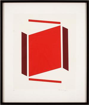 Eric H Olson · ERIC H OLSON, färglitografi, signerad, H.C.