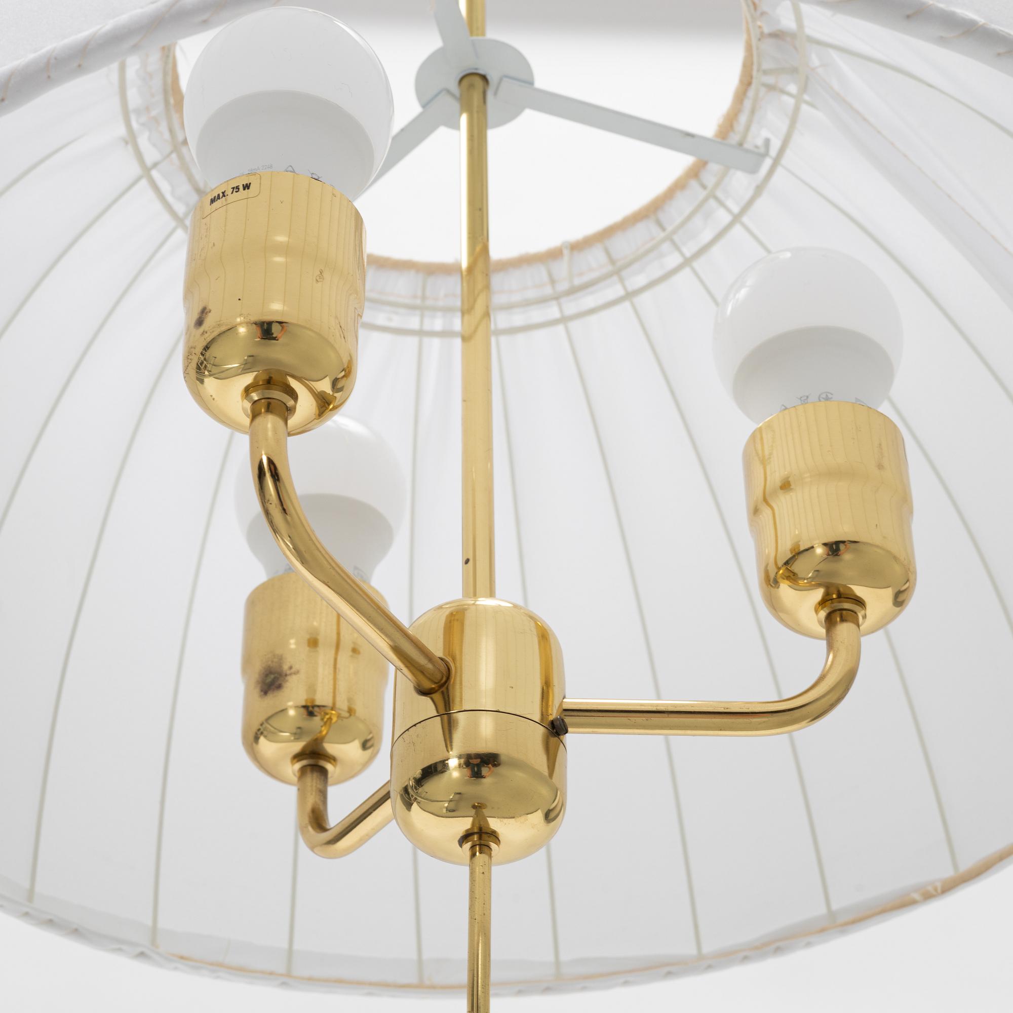 Hans-Agne Jakobsson, a model '549/3' ceiling light, Markaryd, Sweden, 1960's.