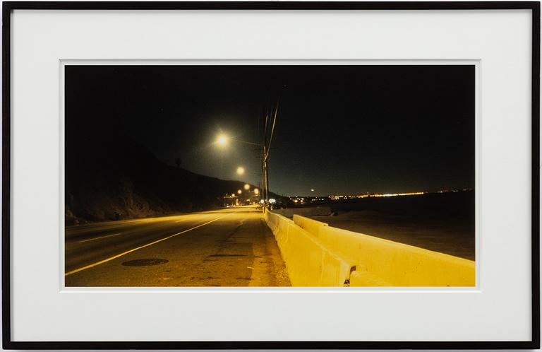 Dwayne Moser, "Untitled Backdrop (Site of Mel Gibson’s DUI arrest, 7/28/06)", 2007.