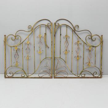 SMIDESGALLER, troligen till balkong eller terrass, 8 delar, omkring 1900.