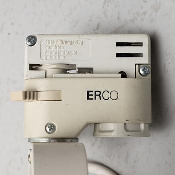 Five spotlights from Erco, end of the 20th century.
