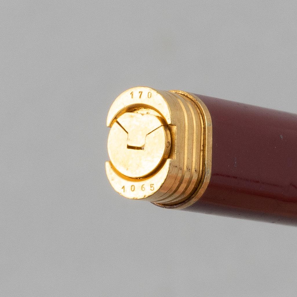 Must de Cartier, pen and lighter, "Trinity".
