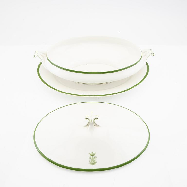 Servis 49 dlr Gustavsberg omkring 1900, porslin.