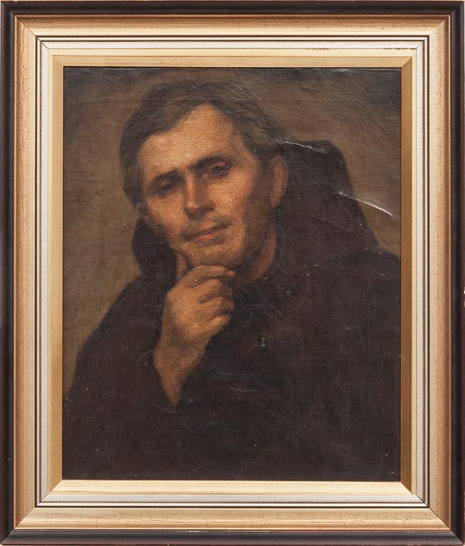 OKÄND KONSTNÄR, olja på duk, 1900-talets början.