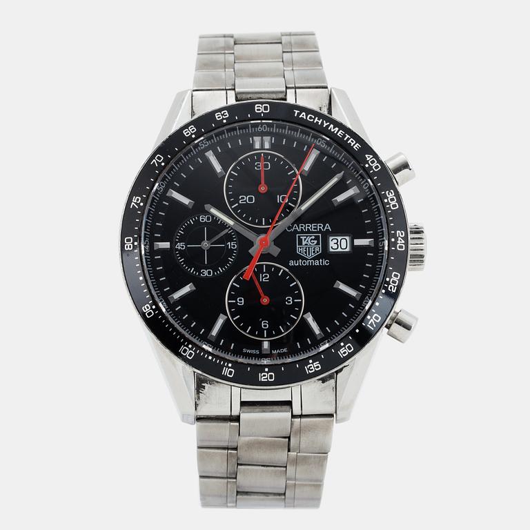 TAG HEUER, Carrera, Juan Manuel Fangio, chronograph, wristwatch, 41,5 mm.