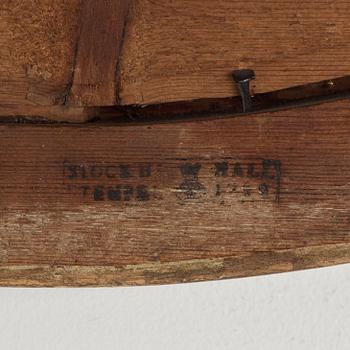 SPEGELLAMPETTER, för två ljus, ett par, av Johan Åkerblad (mästare i Stockholm 1758-1799), gustavianska.