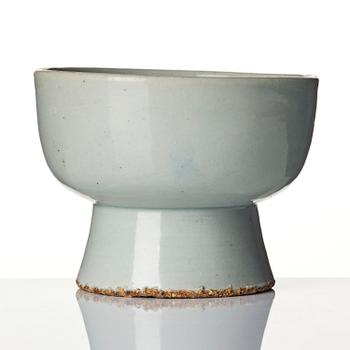 Offerskål, porslin. Korea, Joseon, 1800-tal.