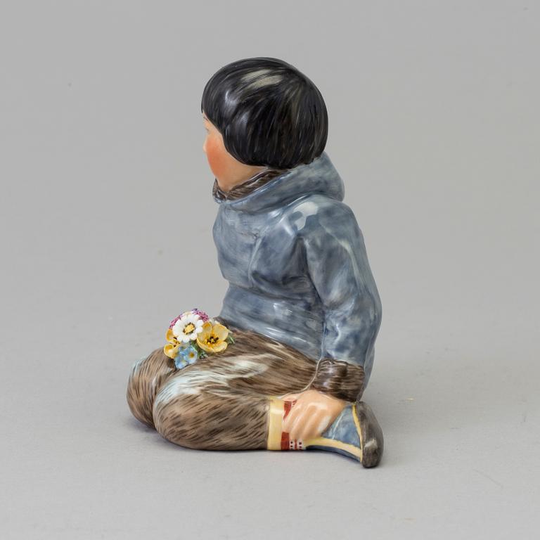 A Royal Copenhagen porcelain figure, 'Greenland', Denmark, 1940s.