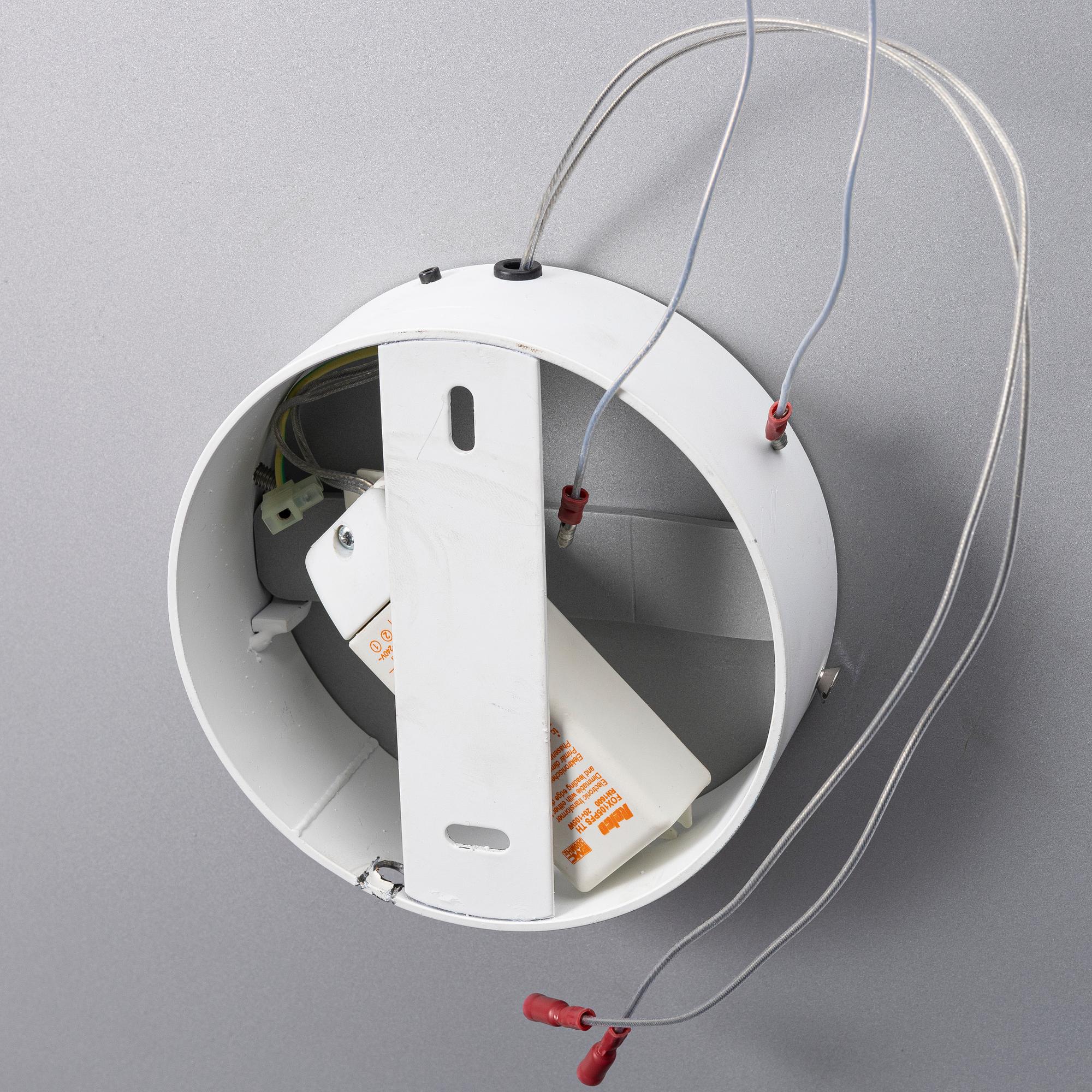 Enzo Catellani, a 'Luna Piena' wall lamp, Catellani & Smith, Italy, 21st century.