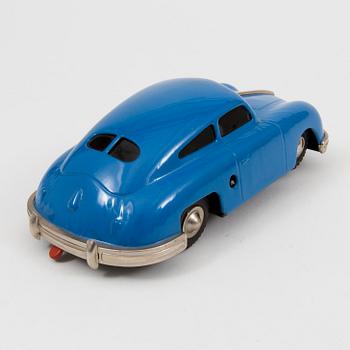 A tinplate Gescha "Porsche Sixmobil" Germany 1950s.