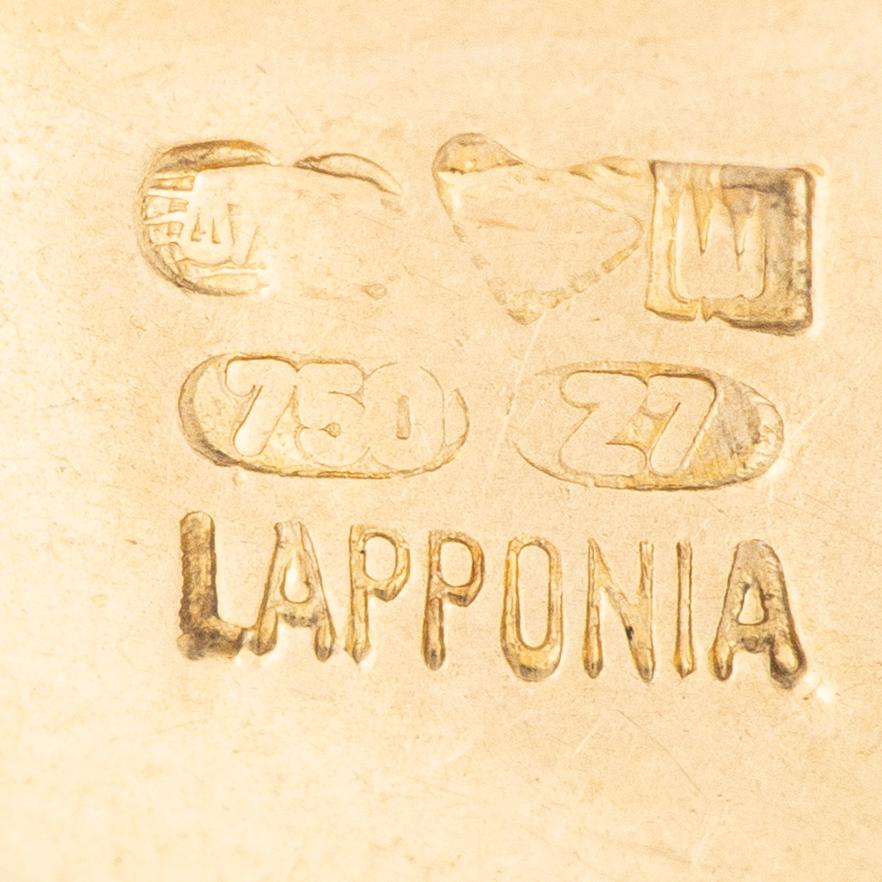 Björn Weckström, Pendant in 18K gold, for Lapponia. Finland, 1977.