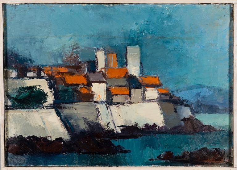 NÖMMIK JUHAN, olja på duk, signerad och daterad -63.