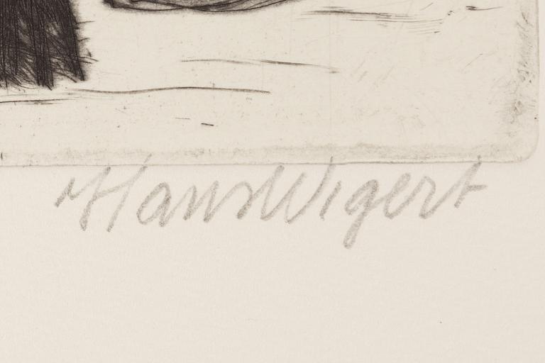 Hans Wigert, Fågel på ryggen.