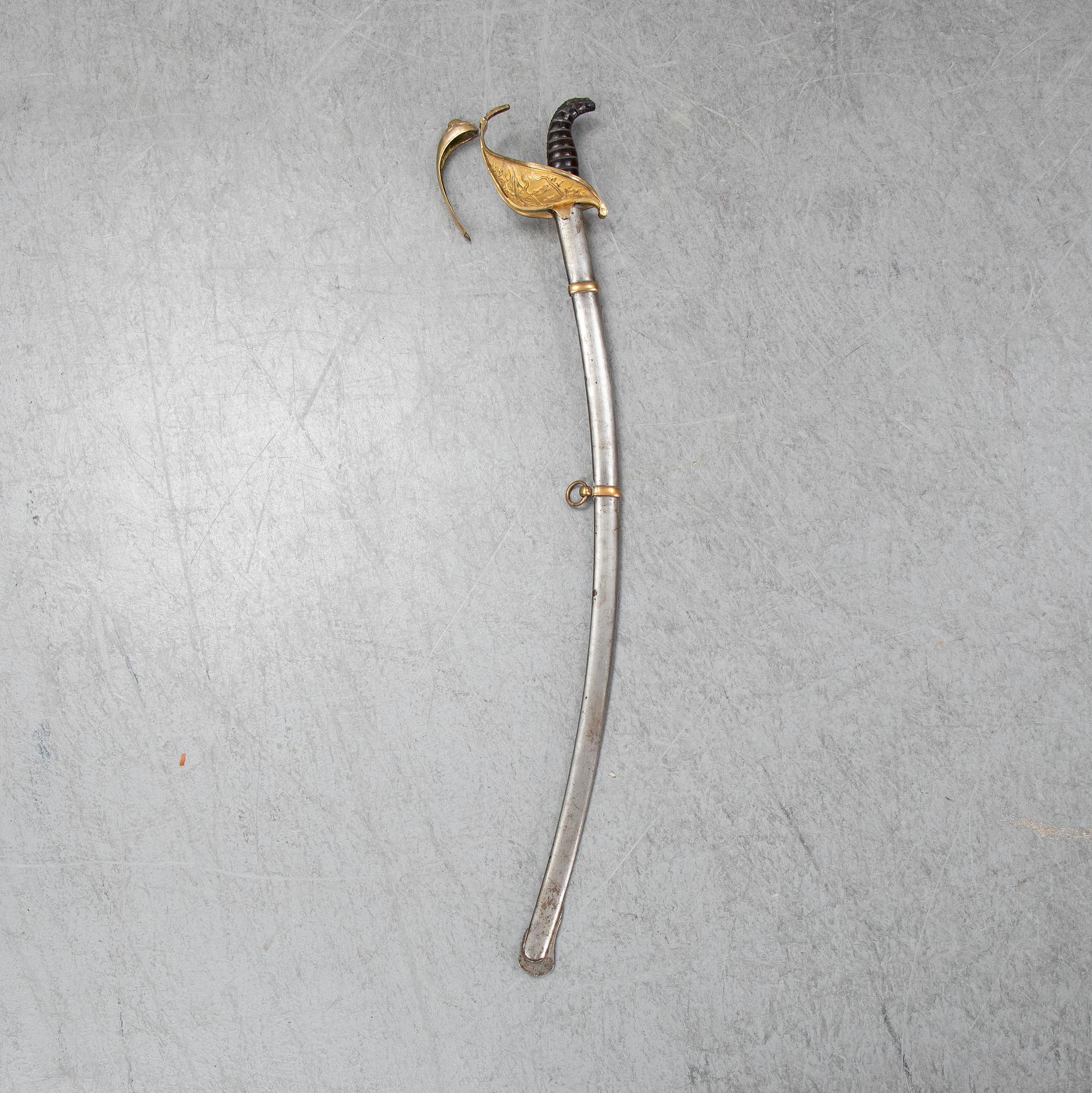 A 19th Century Swedish officer's sabre.