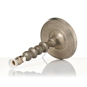 Estrid Ericson, a rare pewter table lamp model "A 87", Firma Svenskt Tenn, Stockholm, 1927.