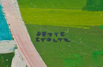 JETTE STOLTZ, olja på duk, signerad.