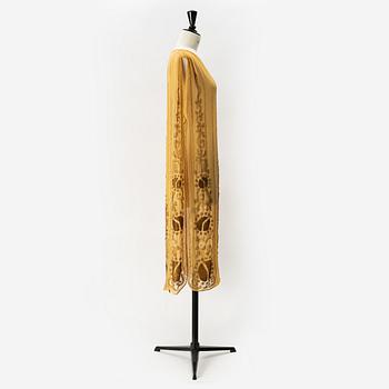 A 1920's pearl embroidered dress.