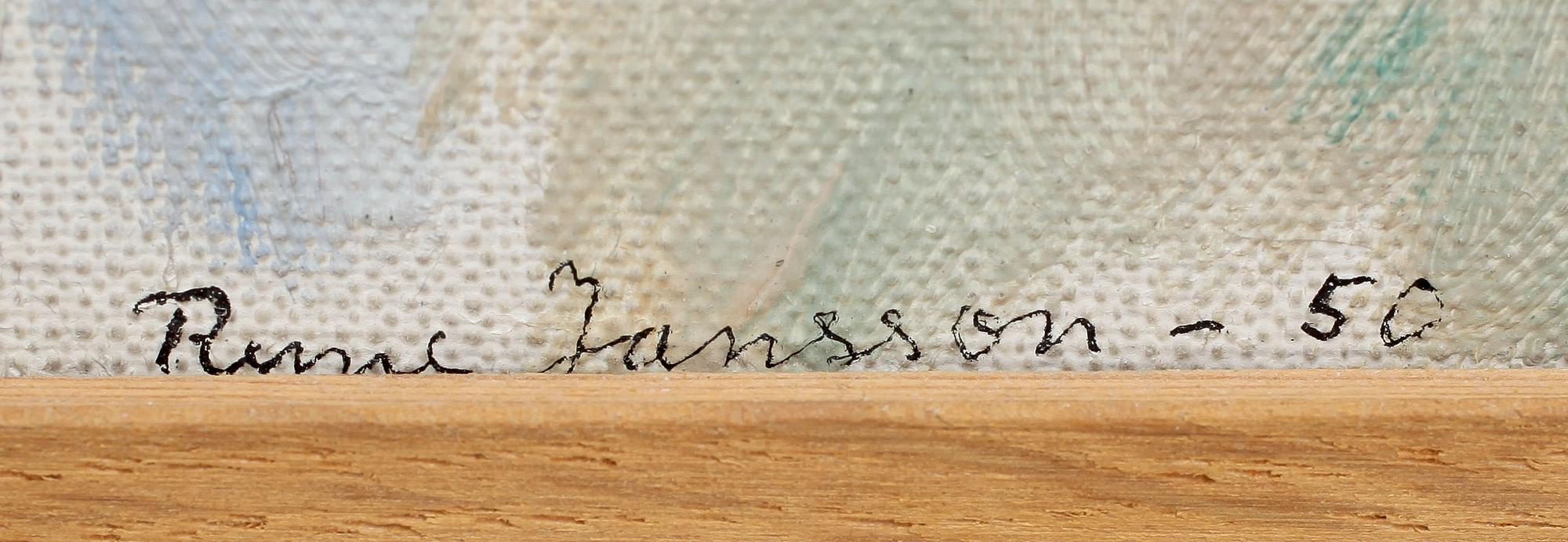 RUNE JANSSON, olja på duk, sign o dat, 1950.