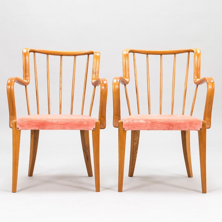 Five 1940's Finnish chairs.