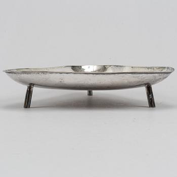 Karl Wojtech, a silver plated fruit bowl, Stockholm.