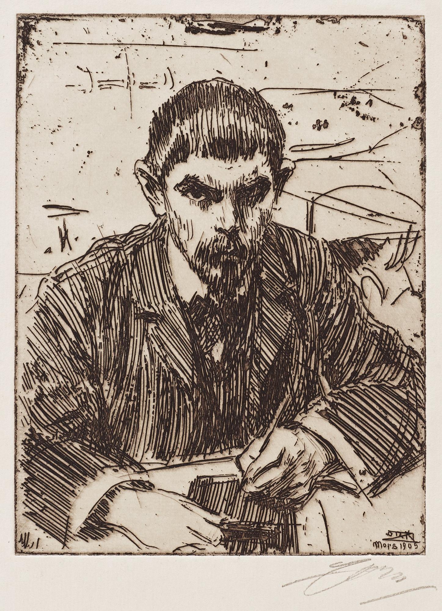 Anders Zorn, "Albert Engström".